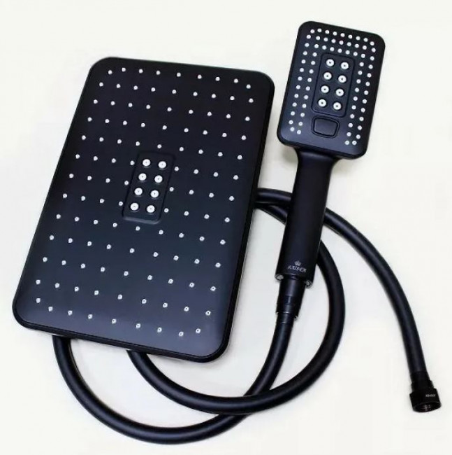 Душевая система Kaiser Elite Black Matt 01182-2 с термостатом