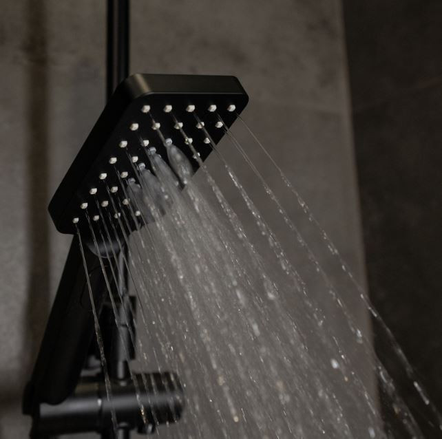 Душевая система WasserKRAFT A27701 черный Soft-touch