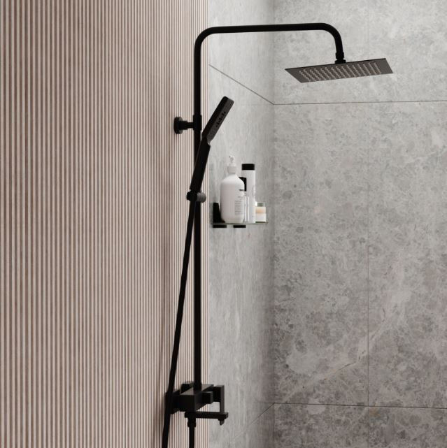 Душевая система WasserKRAFT A27701 черный Soft-touch