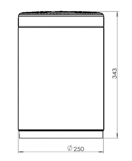 Ведро для мусора JAVA S-882-9R 9 литров сенсорное