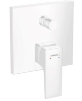Смеситель Hansgrohe Metropol 32545700 для ванны белый матовый