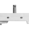 Раковина Santek Клио 60 1WH501785 над стиральной машиной с кронштейнами и сифоном
