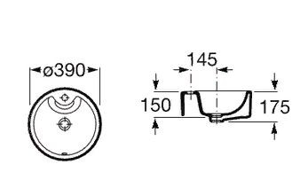 Раковина Roca Terra 32722T000