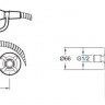 Смеситель Jacob Delafon Cleo 1889 E24313-CP для ванны