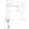 Смеситель Hansgrohe Metris 31184000 для раковины