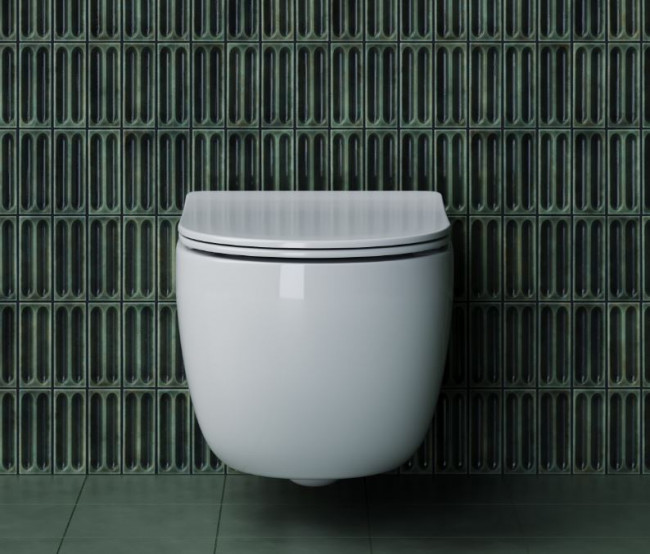 Унитаз подвесной Ceramica Nova Long Rimless CN3015 безободковый с микролифтом