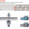 Душевой лоток AlcaPlast APZ13-DOUBLE9 Fit and Go APZ13-DOUBLE9-550