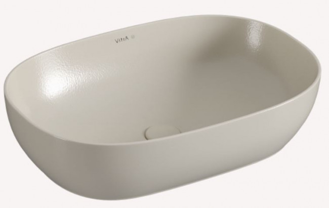 Раковина VitrA Outline Recycled 7995B066-0016 накладная матовый тауп