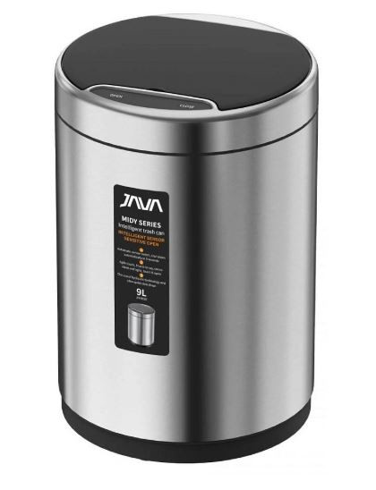 Ведро для мусора JAVA S-882-9L 9 литров сенсорное