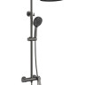 Душевая система Vincea Arco VSFS-4AR1GM вороненая сталь