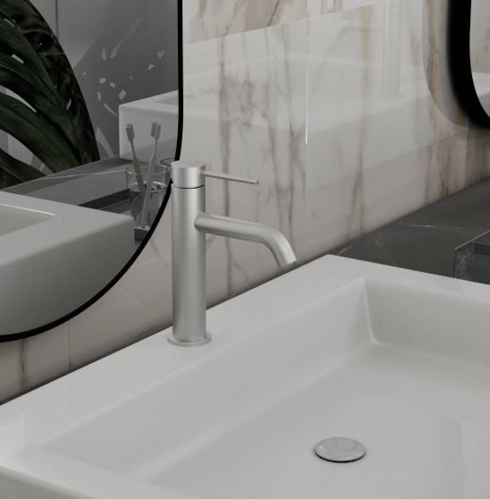 Смеситель Vincea City VBF-2C1BN для раковины сатин