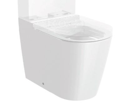 Унитаз Roca Inspira Round 342526000 rimless напольный с бачком 341520620 безободковый без сиденья