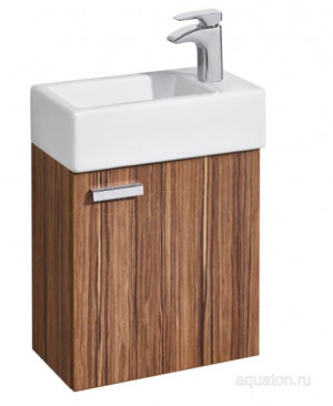 Тумба под раковину Акватон Эклипс подвесная эбони темный 1A172701EK560