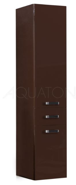 Шкаф-колонна Акватон Америна 1A135203AM430 подвесная темно-коричневая
