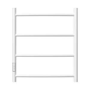 Полотенцесушитель электрический Point Афина PN04756W П4 500*600 диммер слева белый