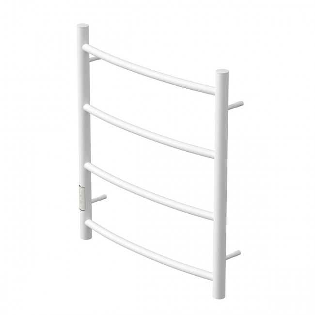 Полотенцесушитель электрический Point Афина PN04756W П4 500*600 диммер слева белый