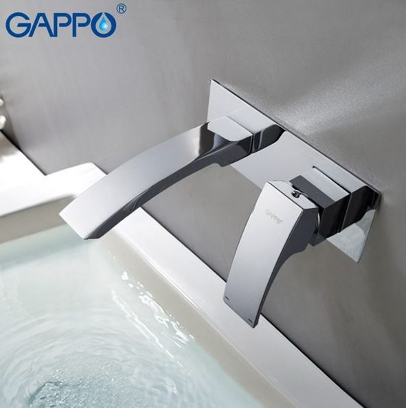 Смеситель Gappo Jacob G1007-2 для раковины встраиваемый хром