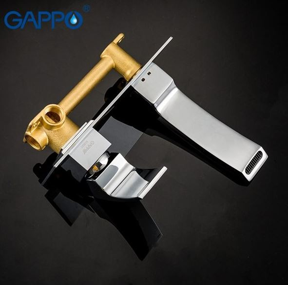 Смеситель Gappo Jacob G1007-2 для раковины встраиваемый хром