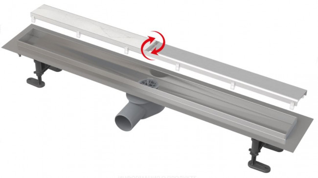Душевой лоток AlcaPlast APZ13-DOUBLE9 Fit and Go APZ13-DOUBLE9-650