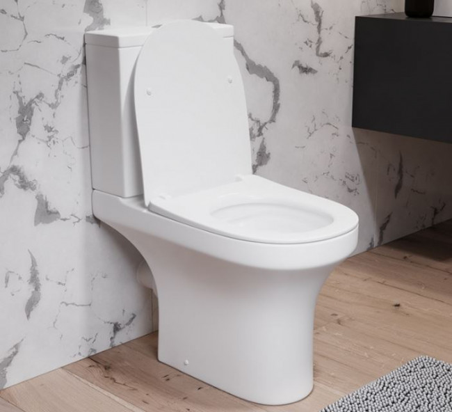 Унитаз-компакт Damixa Skyline DX35C8600SC безободковый с микролифтом