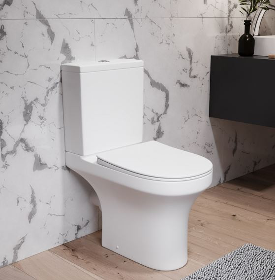 Унитаз-компакт Damixa Skyline DX35C8600SC безободковый с микролифтом