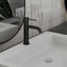 Смеситель Vincea City VBF-2C1MB для раковины черный матовый