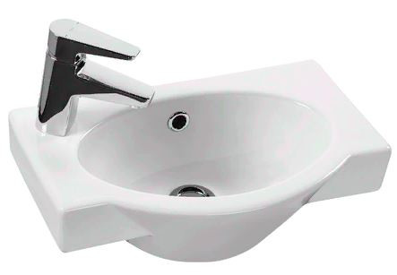 Раковина Santek Форум 45 1WH110542 отверстие слева