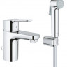 Смеситель Grohe BauEdge 23757000 для раковины с гигиеническим душем