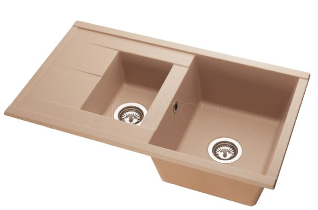 Мойка для кухни Акватон Делия 87 1A716232DE260 две чаши латте