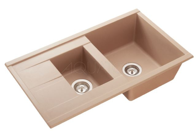 Мойка для кухни Акватон Делия 87 1A716232DE260 две чаши латте