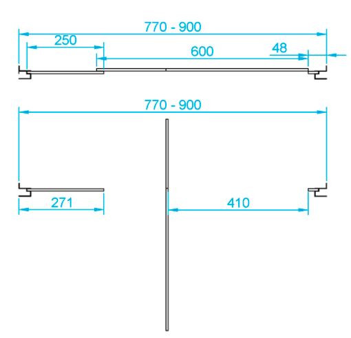 Душевая дверь RGW PA-02 New 77-90 41080208-11 прозрачное