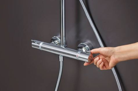 Душевая система Hansgrohe Croma Select S Showerpipe 280 1jet 26790000 с термостатом