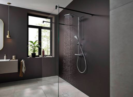 Душевая система Hansgrohe Croma Select S Showerpipe 280 1jet 26790000 с термостатом