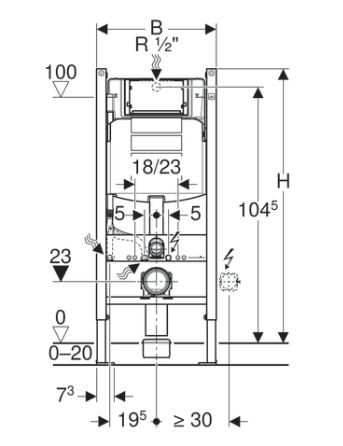 Система инсталляции Geberit Duofix 111.362.00.5