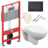 Комплект инсталляции TECE Base с безободковым унитазом Cersanit Parva Clean On SET-TC1-BLACK