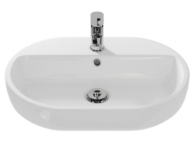 Раковина Cersanit Caspia 60 Oval UM-CAS60/1-O накладная