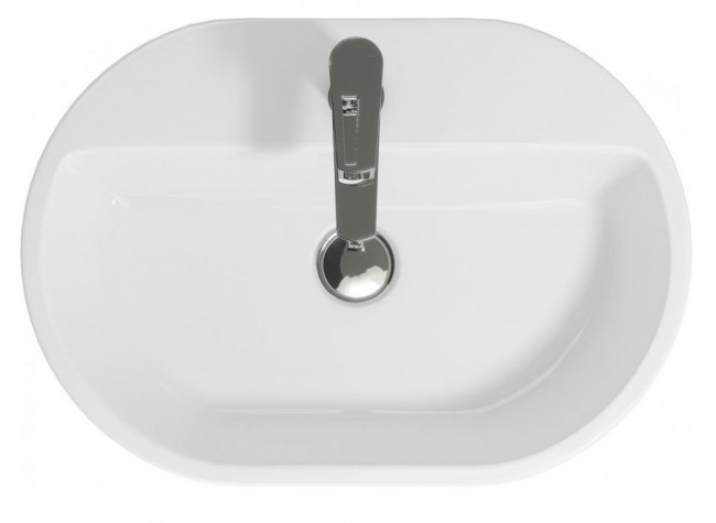 Раковина Cersanit Caspia 60 Oval UM-CAS60/1-O накладная