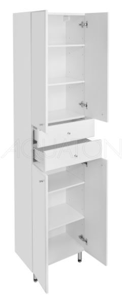 Шкаф-колонна Акватон Симпл 1A122303SL010 двустворчатый напольный