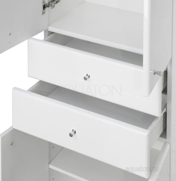 Шкаф-колонна Акватон Симпл 1A122303SL010 двустворчатый напольный