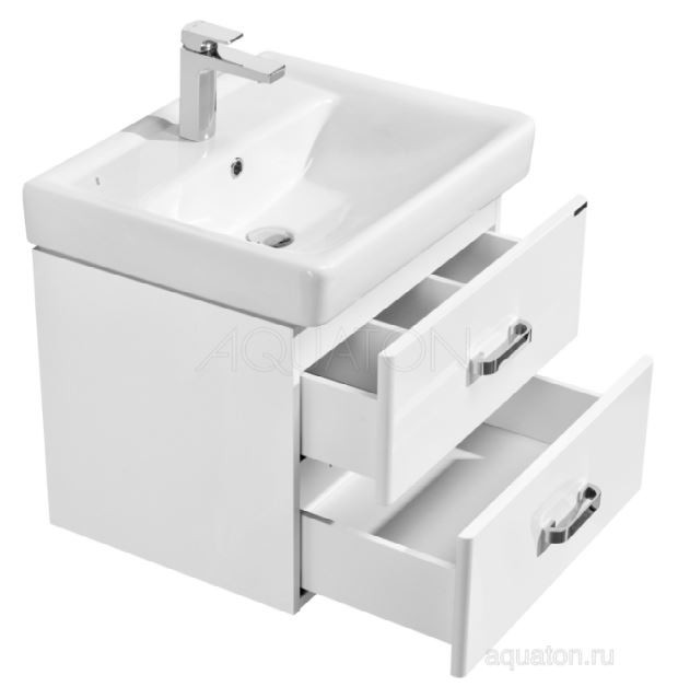 Тумба под раковину Акватон Америна 60 1A135401AM010 белая