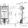 Система инсталляции Alcadrain AM101/1120-4:1 RU M678-0001 кнопка матовый черный