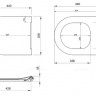Унитаз подвесной Bocchi V-Tondo 1416-001-0129+A0336-001 безободковый с микролифтом