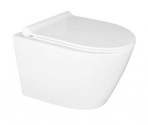 Унитаз подвесной Azario Nova AZ2217 безободковый с микролифтом