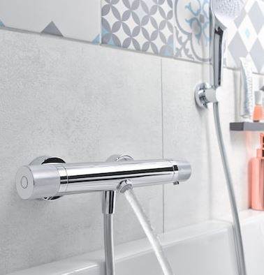 Смеситель Jacob Delafon Rivoli E24325-CP для ванны термостат