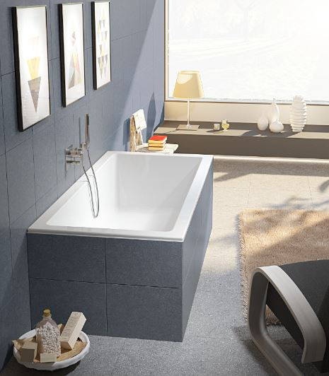 Ванна акриловая Riho Rethink Cubic 180*90 B107013005 с функцией Riho Fall