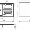 Мойка для кухни Granula 8002 графит