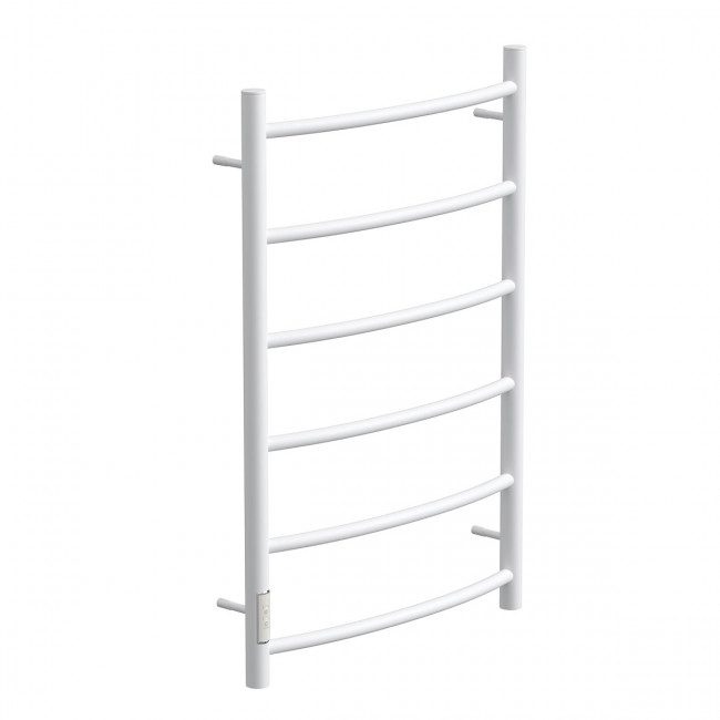 Полотенцесушитель электрический Point Афина PN04758W П6 500*800 диммер слева белый