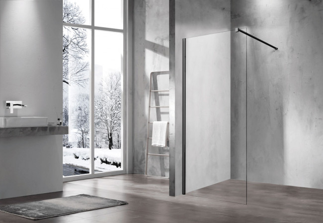 Душевая перегородка Vincea Walk-In 110 VSW-1H110CLB прозрачное