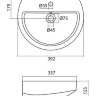 Раковина Santek Аллегро 40 1WH301950