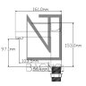 Смеситель NT Bagno NT9001GRG для раковины